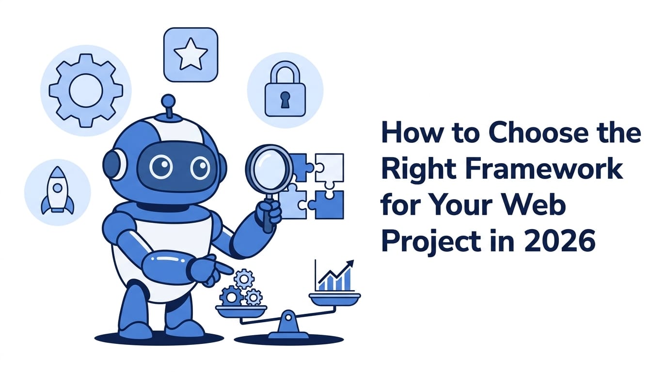 How to Choose the Right Framework for Your Web Project in 2026