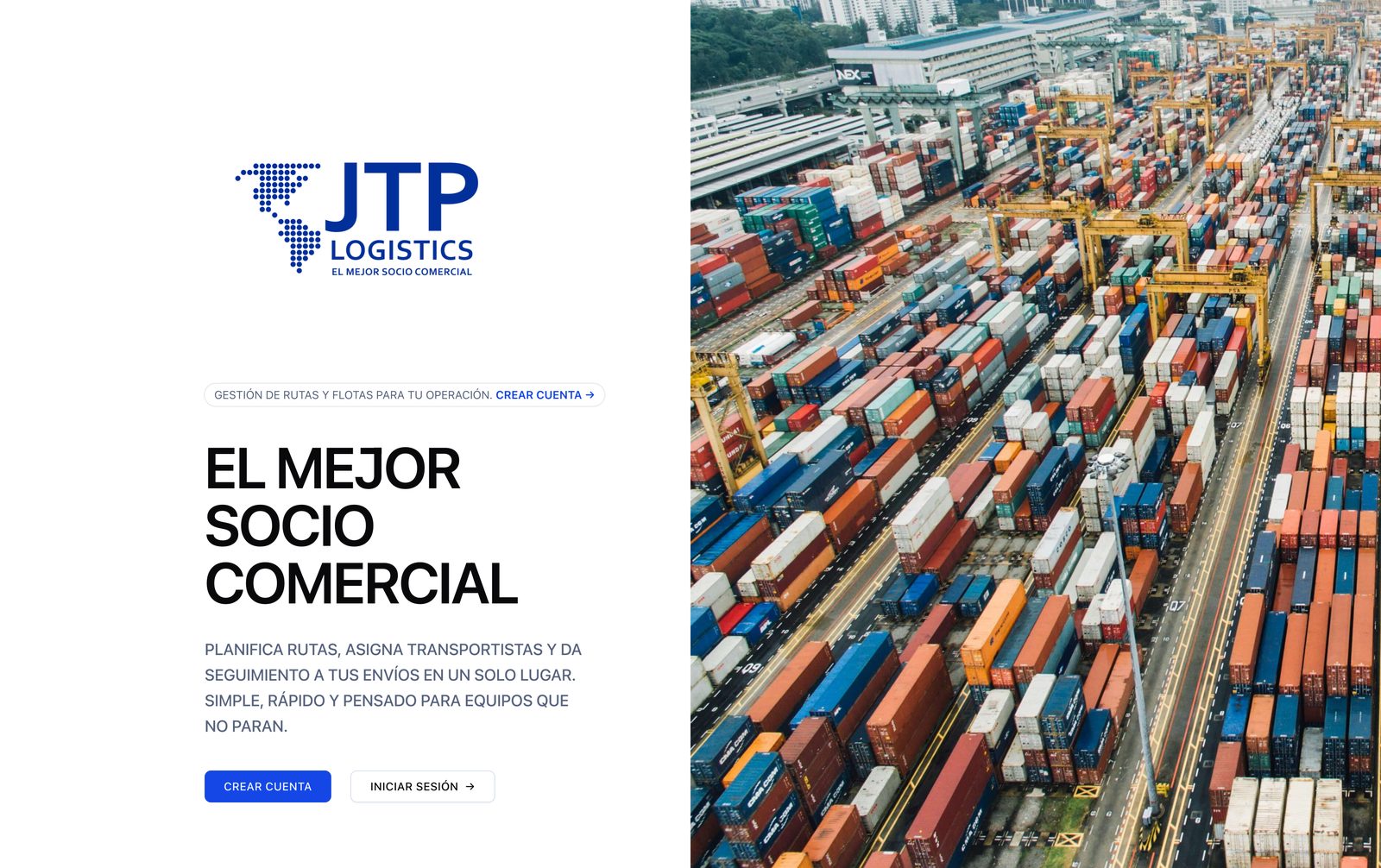JTP Logistics · Software a la medida
